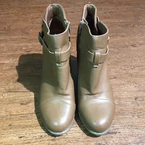 Lauren Conrad Tan Ankle Booties